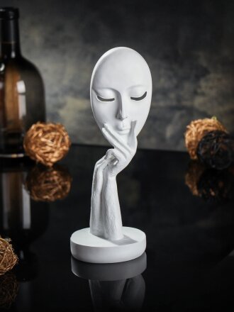 Фигурка декоративная 10х28 см, белая, Y6-10548
