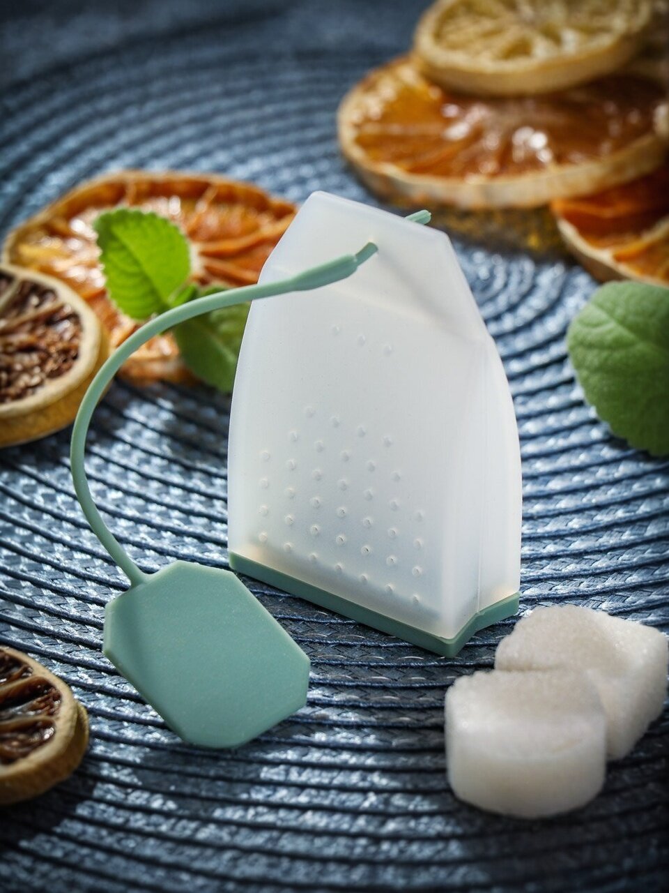 Ситечко для чая силикон, 4.3х1.8х6.7 см, Y4-7923