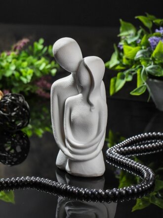 Фигурка декоративная Пара, 11х8.5х20х5 см, белая, Y6-10507