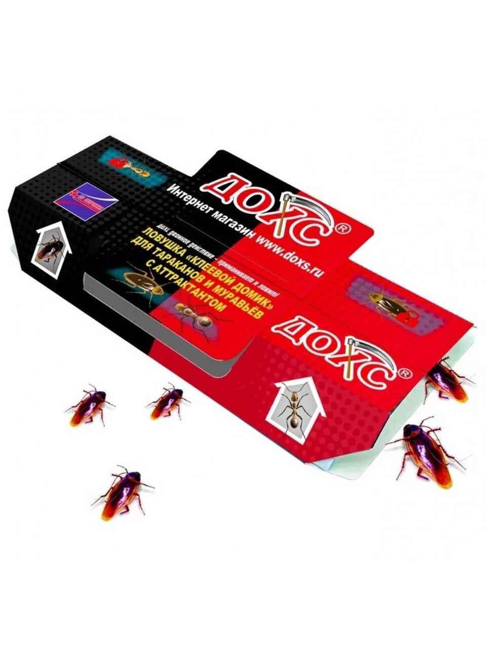 Инсектицид от тараканов, муравьев, клеевая ловушка, Дохс