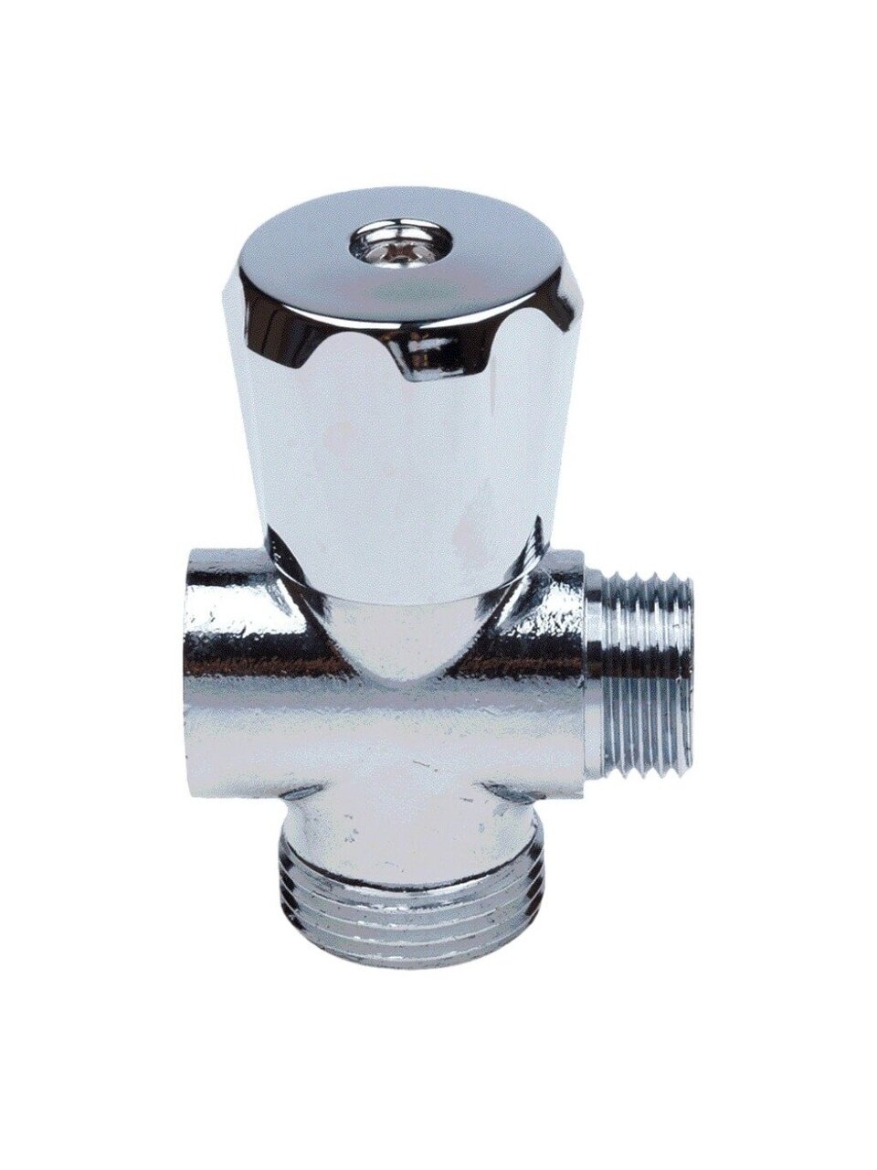 Вентиль для бытовых приборов, 1/2"х3/4"х1/2", г-ш-ш, трехходовой, AquaLink