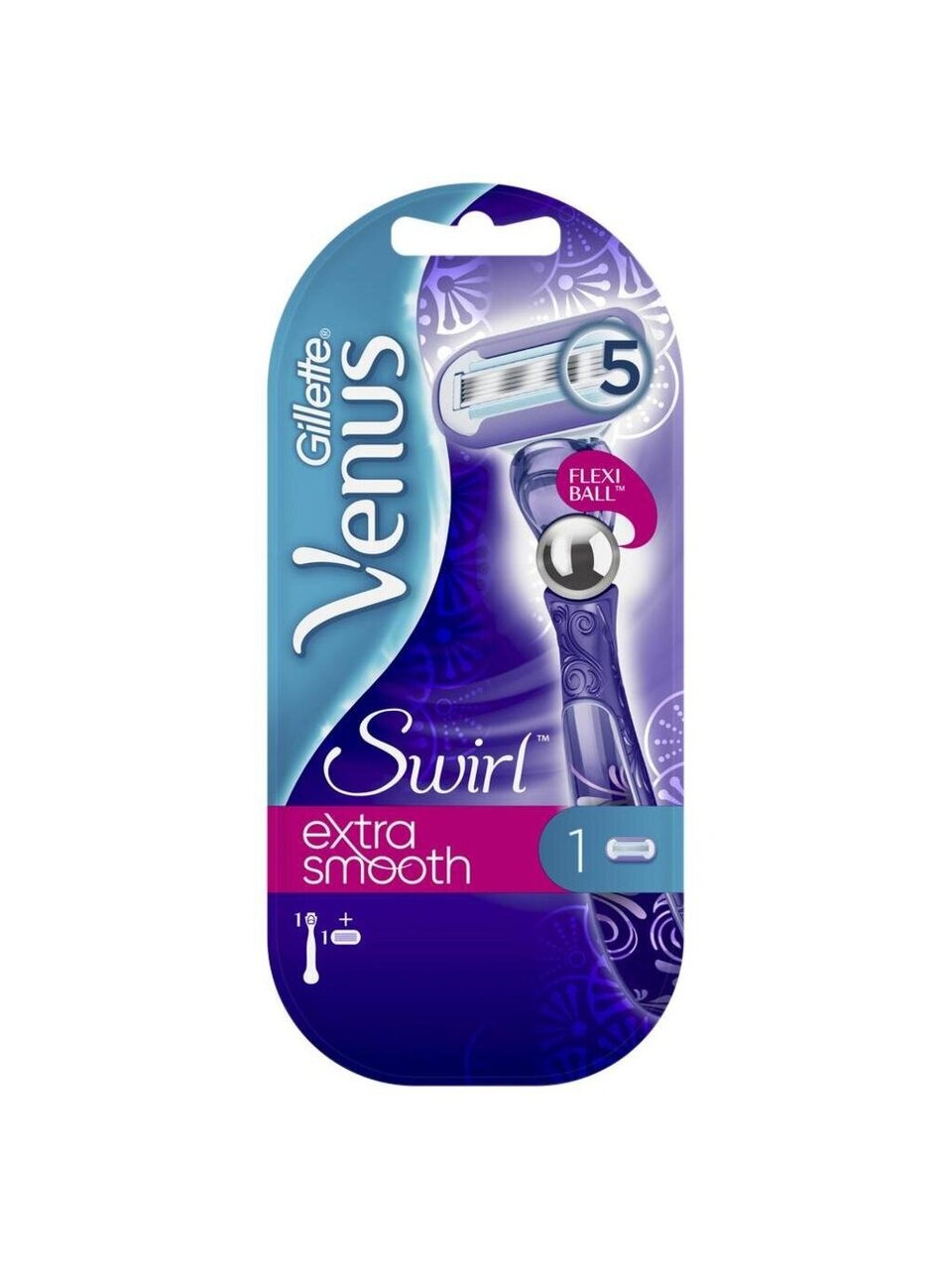 Станок для бритья Gillette, Venus Swirl, для женщин, 1 сменная кассета, VNS-81534267
