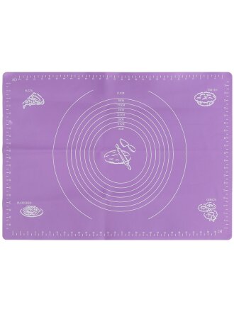 Коврик кухонный силикон, 45х64 см, фиолетовый, Y3-1340