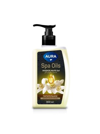 Мыло жидкое Aura, Spa Oils 2в1, Нероли и масло арганы, 300 мл, для рук и тела
