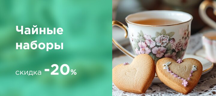 Чайные наборы -20%
