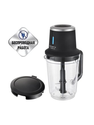 Блендер стационарный 400 Вт, 2 скорости, Polaris, PTB 0435 CordLess, черный