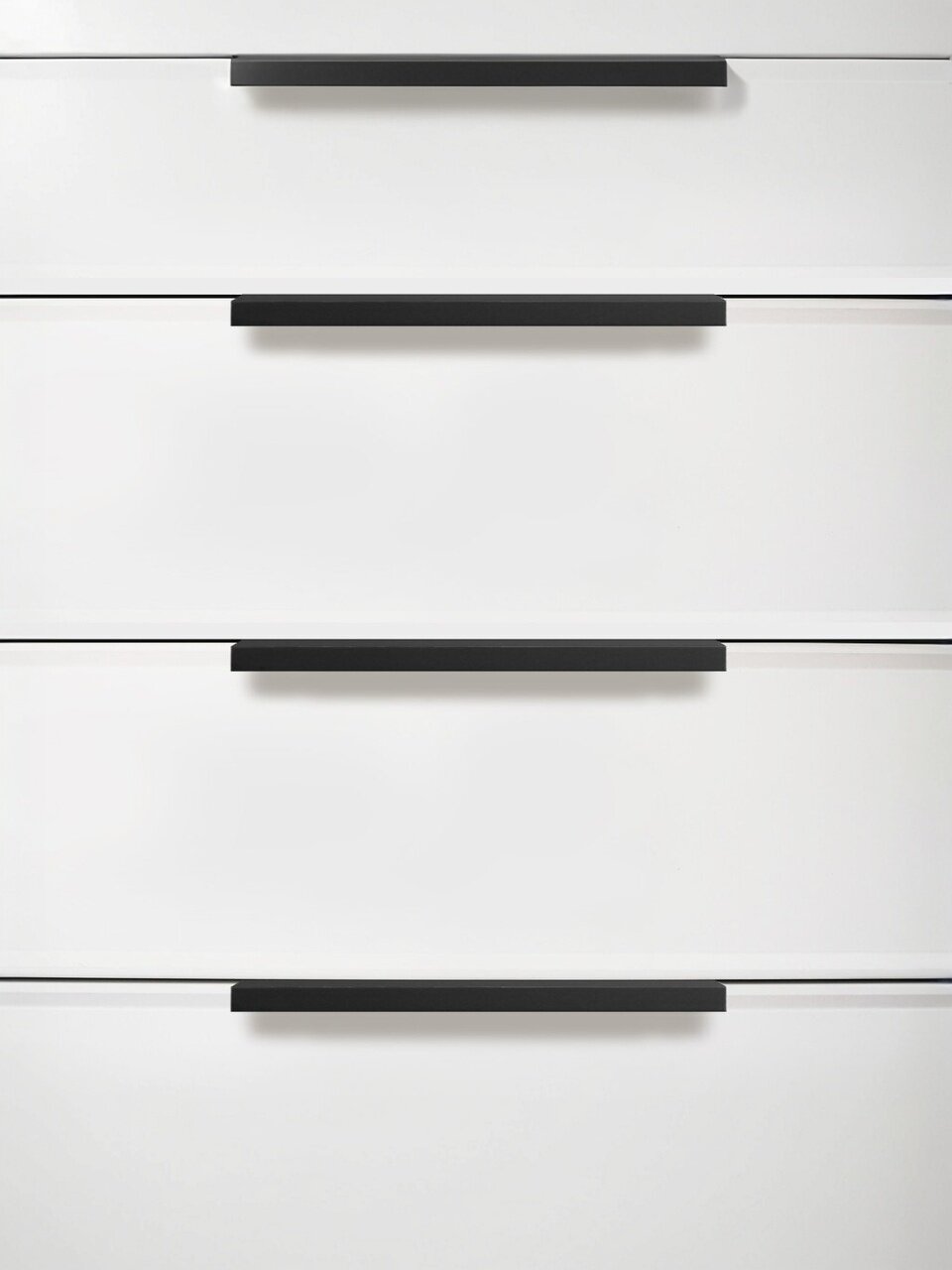 Ручка-скоба мебельная StahlBuro, A306-128, профиль, 2 шт., матовый черный, 16674