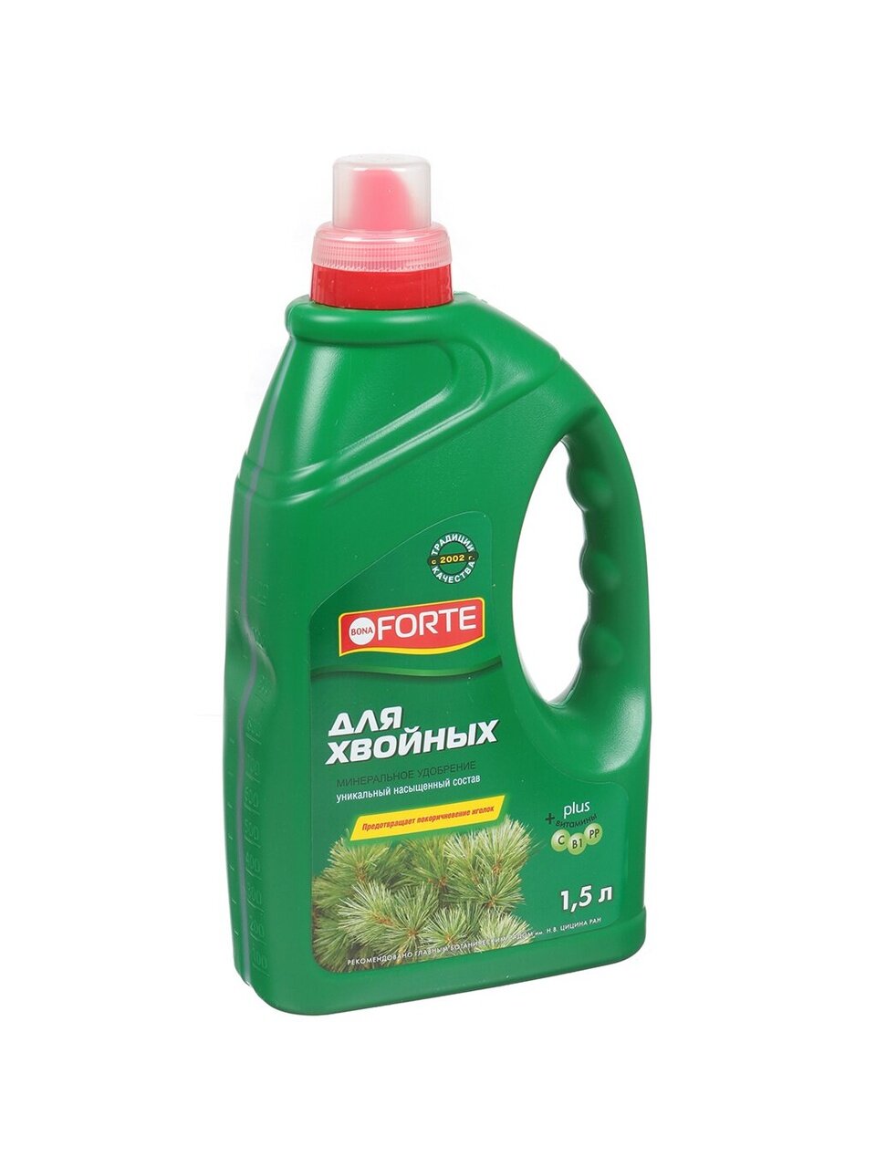 Удобрение для хвойных растений, минеральное, жидкость, 1.5 л, Bona Forte