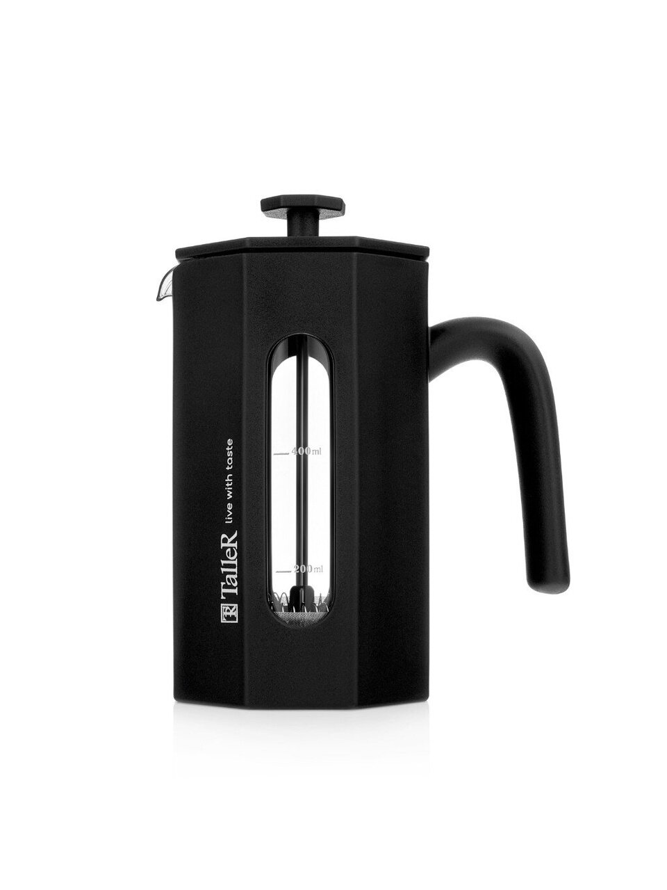 Френч-пресс 0.6 л, стекло, Taller, 32339