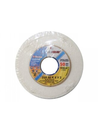 Круг шлифовально-точильный LugaAbrasiv, 25A, диаметр 300х40 мм, посадочный диаметр 76 мм, зернистость 40, белый, K,L 50 м/с V