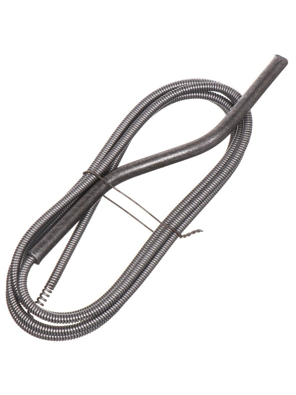 Трос сантехнический диаметр 6 мм, пружина, 1 мм, 2 м, СантехКреп, 3.1.2.2.