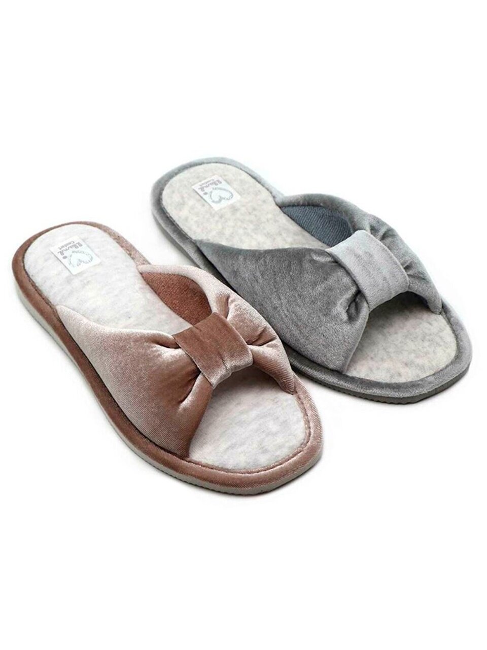 Тапки для женщин, в ассортименте, р. 39, Бархат, 3780W-CH-O