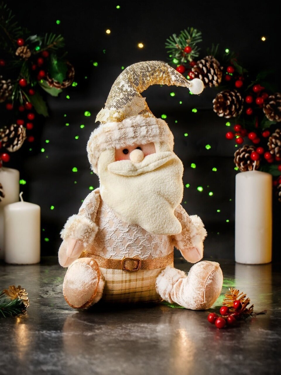 Фигурка декоративная Санта, 24х19х45.5 см, SYGZWWA-37230080