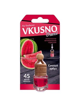 Ароматизатор в машину подвесной, бочонок, Freshco, Vkusno Арбуз, AR1VB005