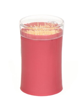 Зубочистки 260 шт, бамбук, пластиковая упаковка, Y477