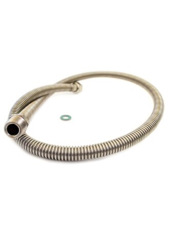 Подводка для газа 1/2''х1 м, г-ш, сильфон, ELKA