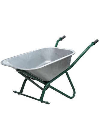 Тачка строительная двухколесная, сталь, 250 кг, 110 л, 0.8 мм, втулка D20 мм, без колес, Профи