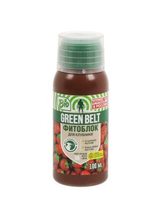 Фунгицид Фитоблок, для клубники, 100 мл, биофунгицид, флакон, Green Belt