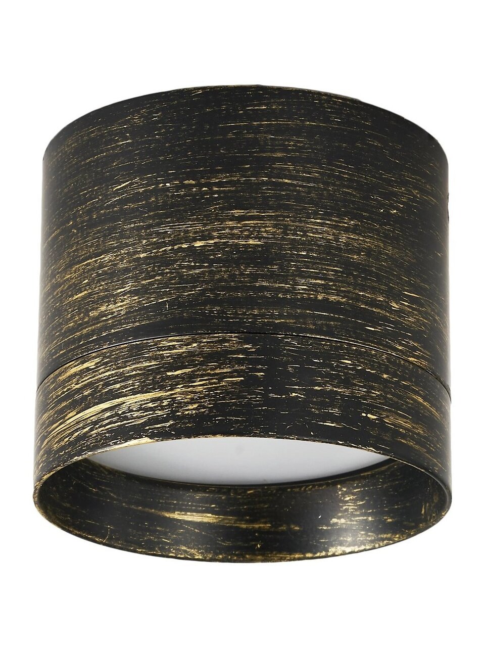 Светильник накладной General Lighting Systems, Башня, 50 Вт, GX53, на 1 лампочку, IP20, 8.2х8.2х7 см, Спот, черное золото, 661346