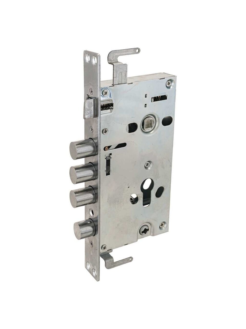 Замок врезной Стандарт, ЗВ1-08A-B СТ, 9 329, без ручки, цилиндровый, для китайских дверей, хром