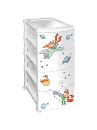Комод детский 4 ящика, Мечтатель, 39х47х95 см, Violet, 352139