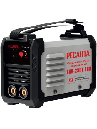 Сварочный аппарат инверторный, Ресанта, САИ-250Т Lux, 8.2 кВт, 250 А, электрод