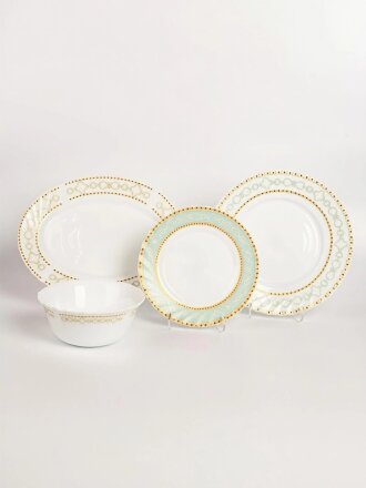 Сервиз столовый стекло, 19 предметов, на 6 персон, Zarin, PO-19SD-158