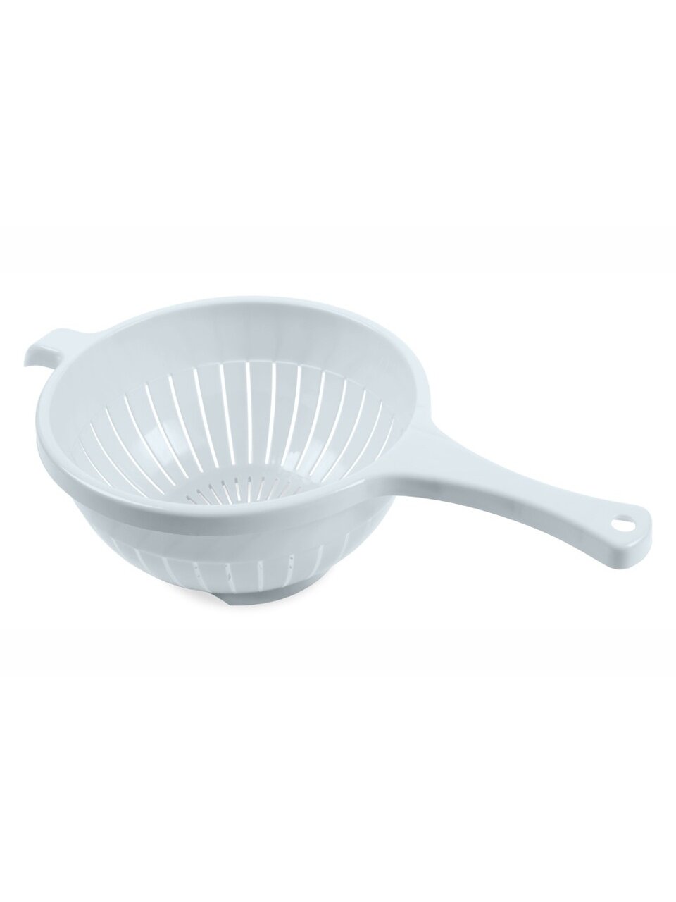 Дуршлаг пластик, 37x21x10 см, 2.8 л, с ручкой, светло-голубой, Martika, Кристи, С44СГЛ