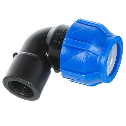 ПНД уголок d25х1/2'', внутренняя резьба, Valfex