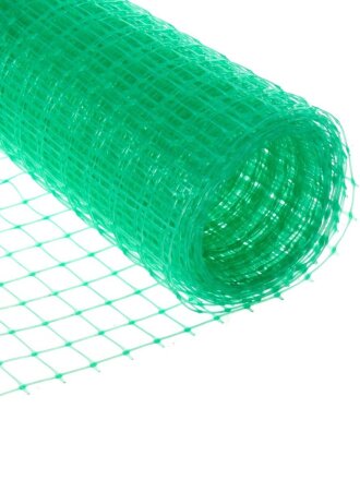Сетка садовая решетка полипропилен, ячейка 20 х 20 мм, 100х2000 см, Чеховский Завод Материалов, 00-00002730