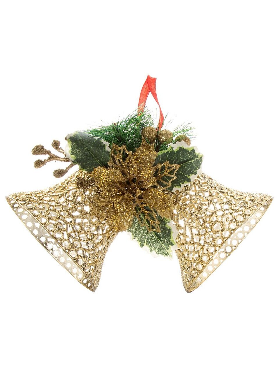 Елочное украшение Колокольчики, 25х10 см, пластик, SYHHB-0319153