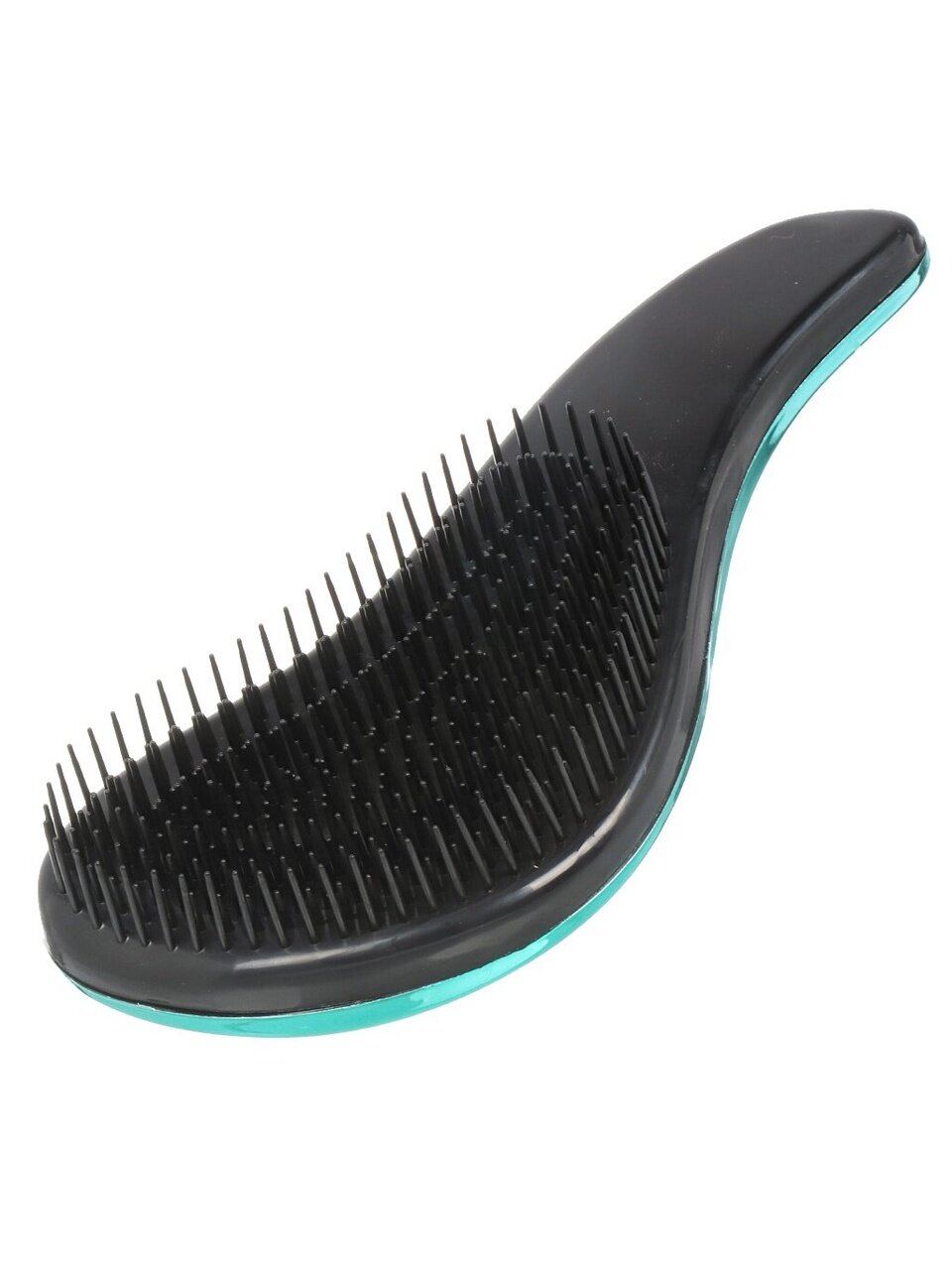 Расческа массажная, 8.5х6.8 см, сине-зеленая, A100007