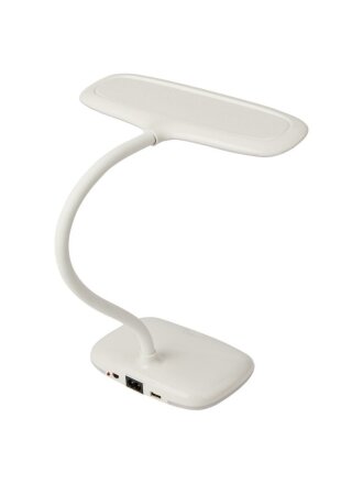 Светильник настольный вращение 360, с USB, белый, Rexant, Baoli, 75-0222