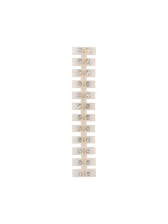 Колодка клеммная KВ-4, винтовая, полиэтилен, белая, 1.5-4 мм², Rexant, 07-5004