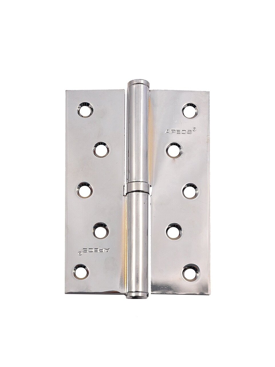Петля врезная для деревянных дверей, Apecs, 120х80х3 мм, правая, B-Steel-CRR, 13718, с подшипником, хром