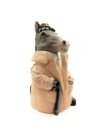 Копилка Символ Года Конь в пальто, 24 см, гипс, G040-24-106K