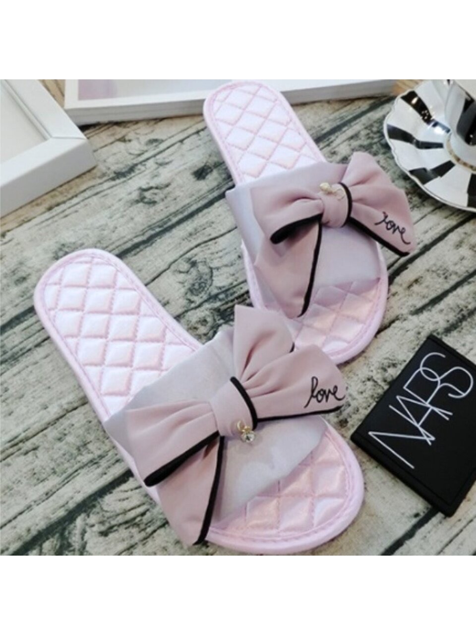 Тапки для женщин, розовые, р. 38-39, Love