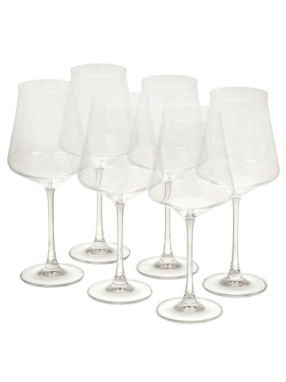 Бокал для вина, 600 мл, стекло, 6 шт, Bohemia, Cettia, 91L/1SJ59/0/00000/600-664