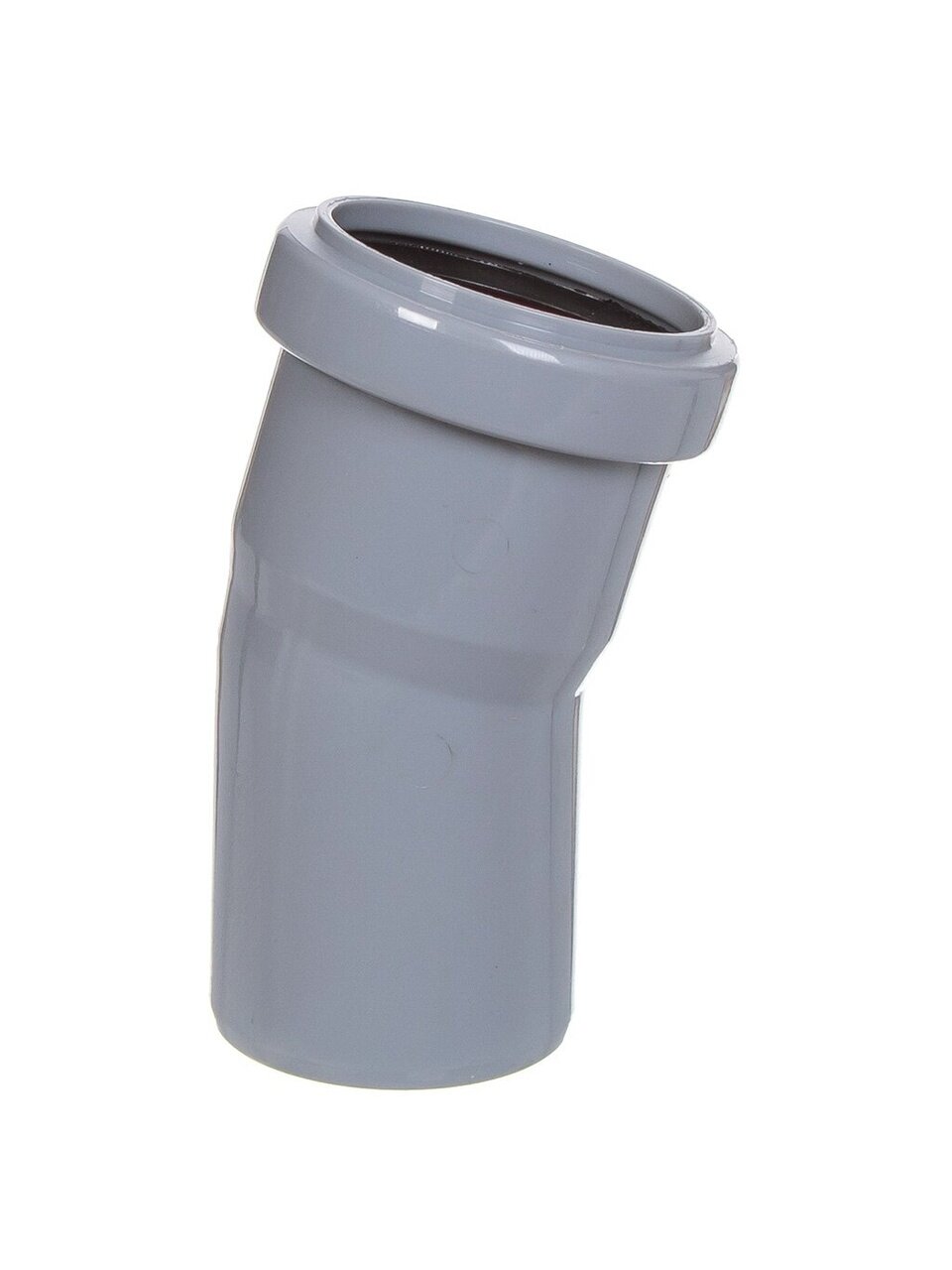 Уголок канализационный 32 мм, 15 °, РосТурПласт, серый, 36310