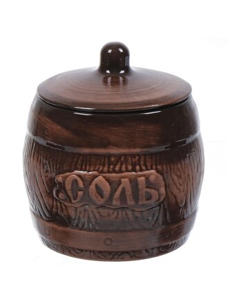 Солонка керамика, 15 см, 1200 мл, Борисовская керамика, Старина, СТР00000319