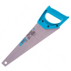 Ножовка по ламинату, 360 мм, закаленные зубья, 15-17 TPI, рукоятка пластик, Gross, Piranha, 24121