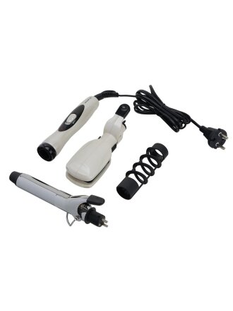 Мультистайлер Polaris, PHS 2058KTi, для моделирования, 25 Вт, турмалиновое покрытие, 6 режимов, перламутрово-черный, 002822