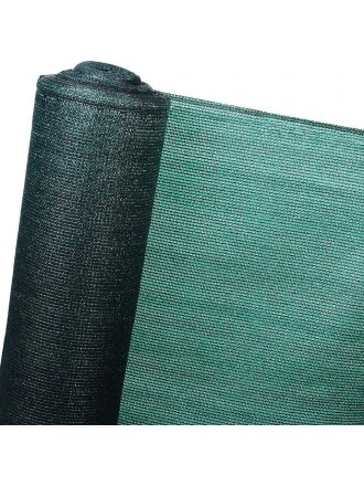 Сетка затеняющая полиэтилен, 1.5 x 10 мм, 400х5000 см, 55%, зеленая