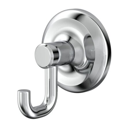 Крючок настенный, 5.6х5.3х6.7 см, нержавеющая сталь, хром, Fora, Drop, FOR-DP028