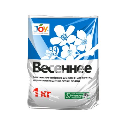 Удобрение Весеннее, минеральное, гранулы, 1 кг, Joy