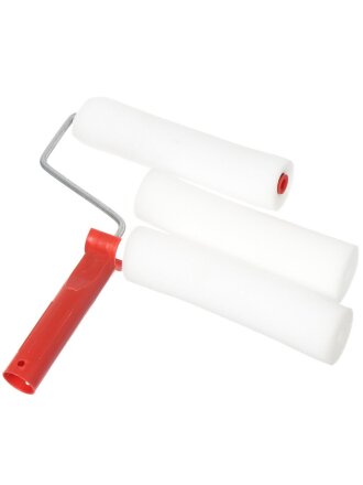 Валик малярный Bartex, Мини, +2 шубки, поролон, 180 мм, с бюгелем, 615044 РФ