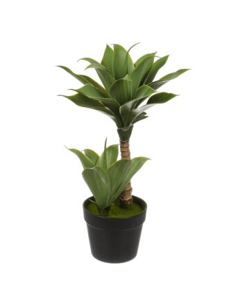 Цветок искусственный в кашпо Агава, горшок 16х12.5 см, 55 см, Y4-9785