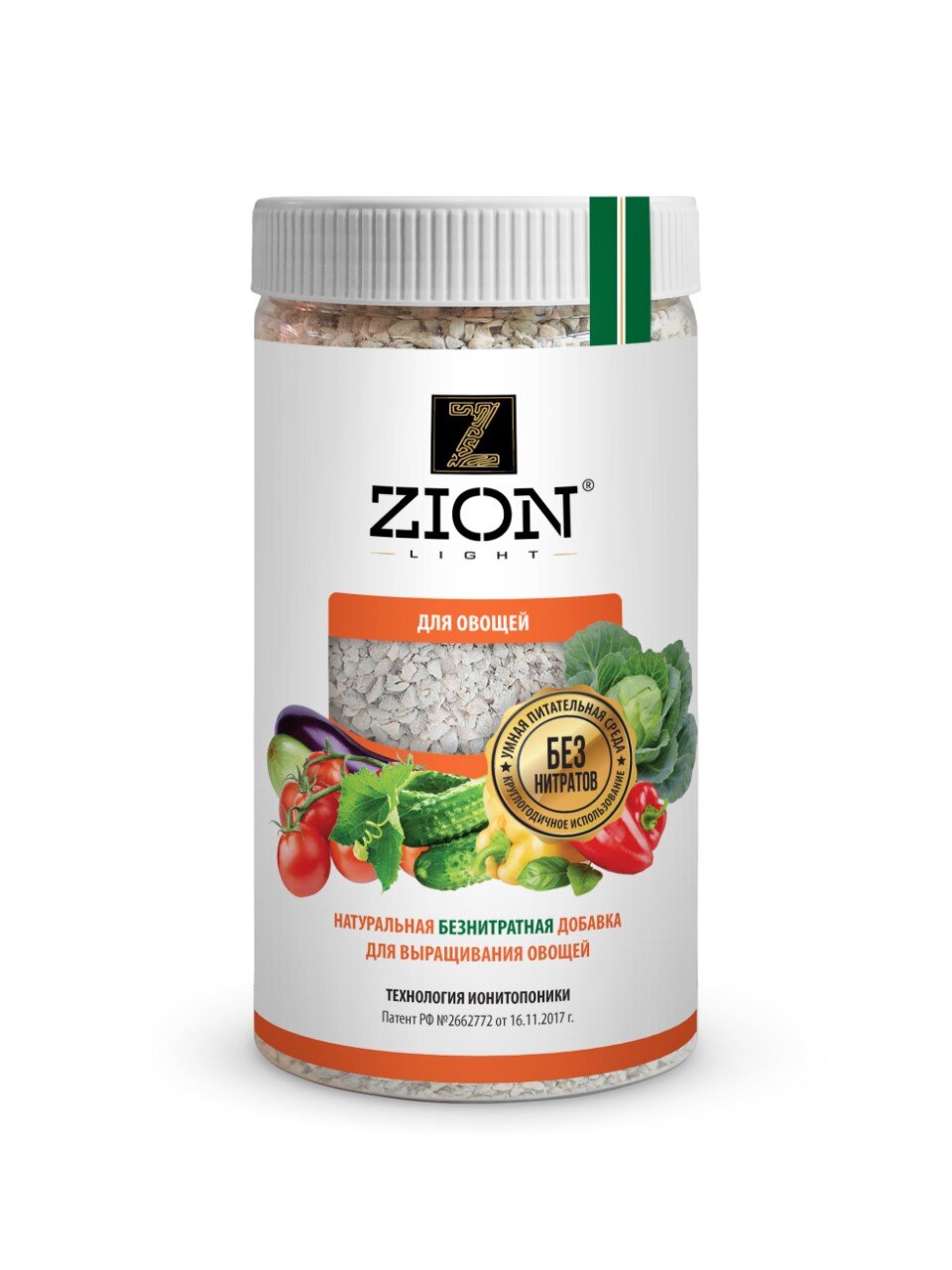 Удобрение для овощей, минеральное, субстрат, 800 г, Zion