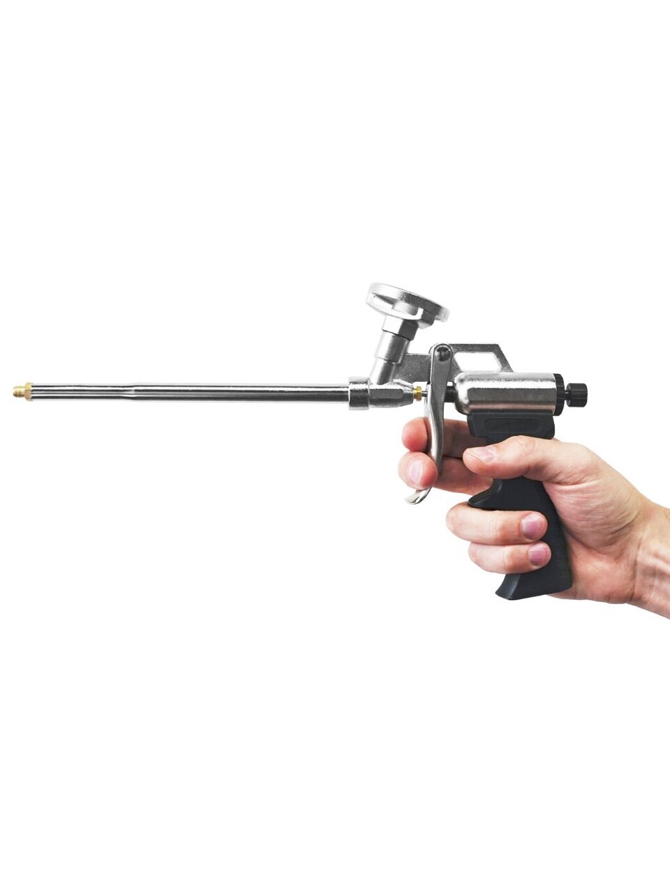 Пистолет для монтажной пены для монтажной пены, 270х48 мм, пластик, Fomeron, Hit, 590128