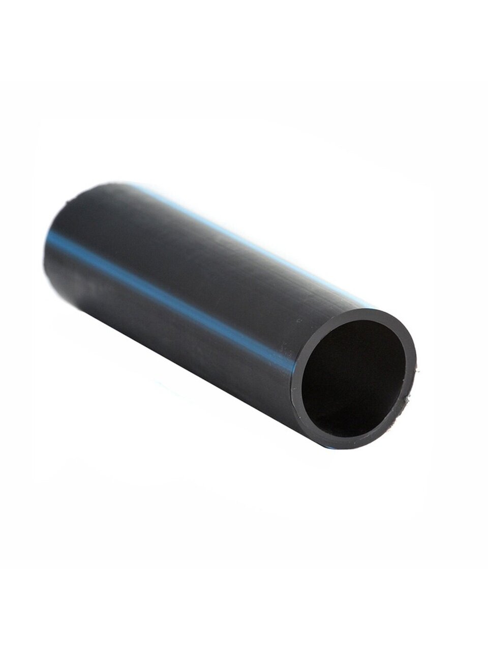 ПНД труба d32х2.4 мм, питьевая с синей полосой, 100 м, РосТурПласт, ПЭ100